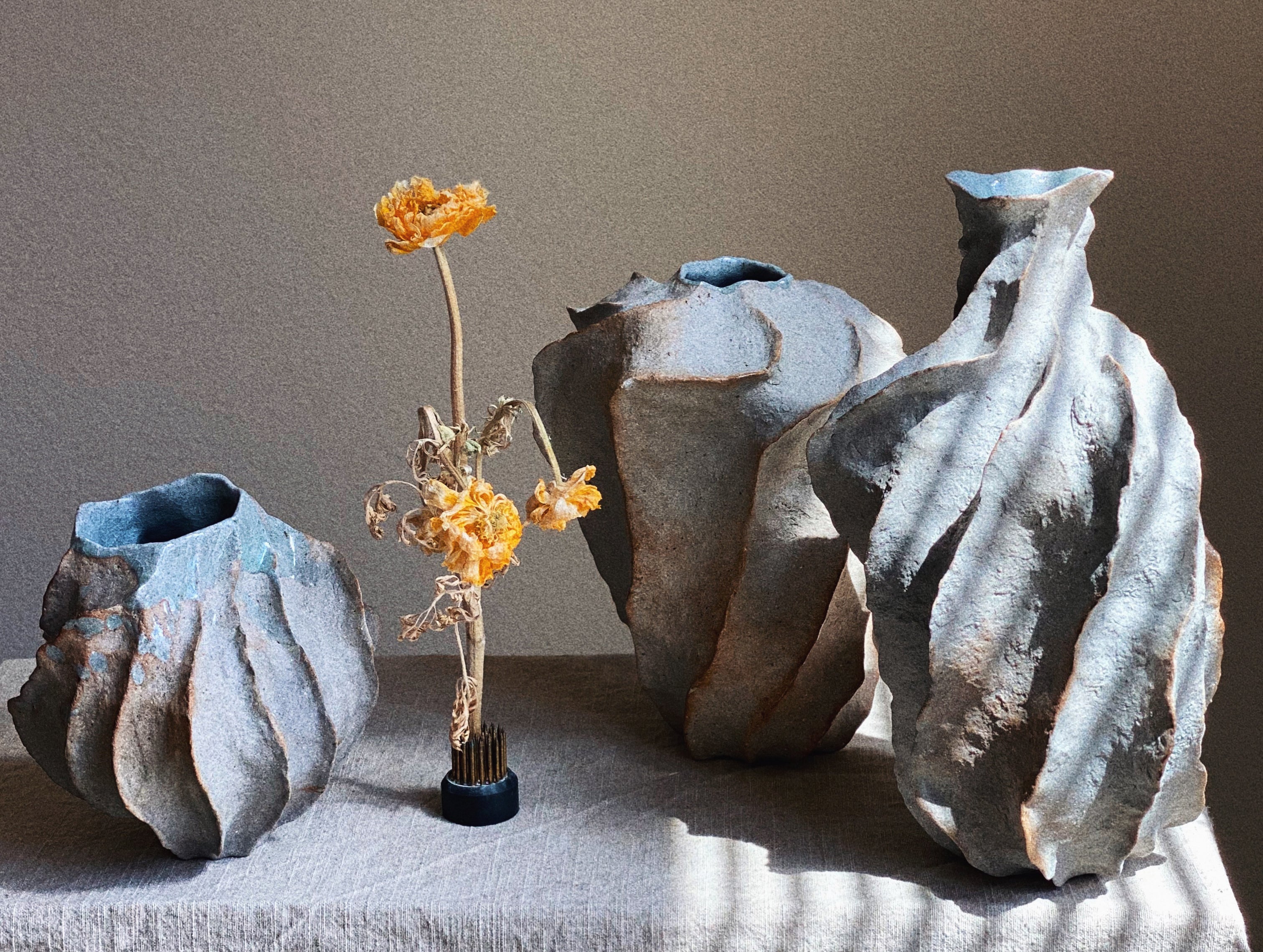 Sculptural Paper Clay Vase by Jonathan Yamakami — Martin & Brockett