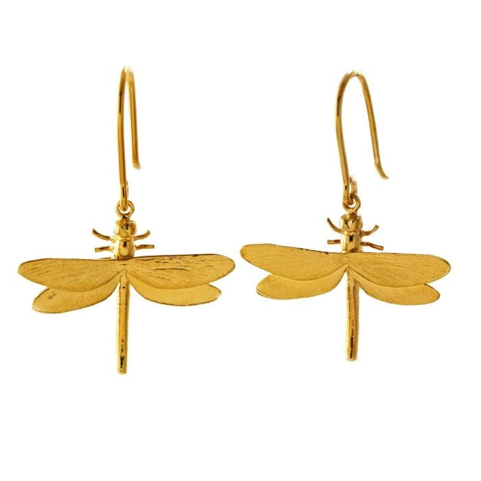 Dragonfly Hook Earrings by Alex Monroe