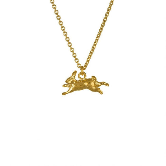 Leaping Rabbit Necklace by Alex Monroe