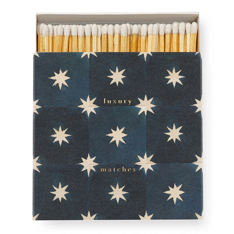 Navy Star Tile By Wanderlust | Square - Safety Matches