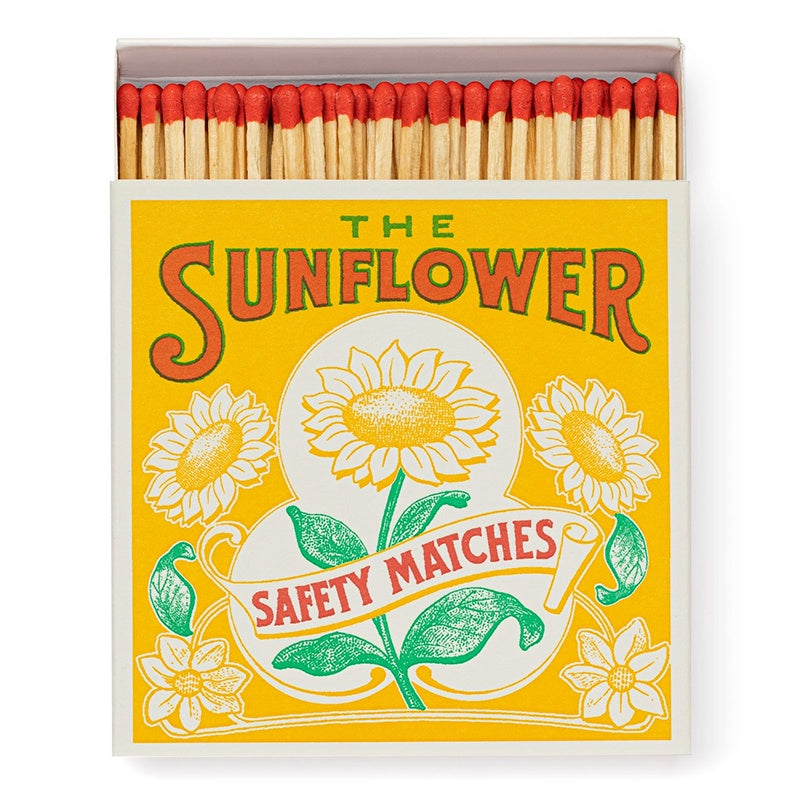 Sunflower | Square - Safety Matches