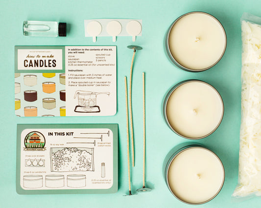 Soy Candle Kit (Assorted Scents)