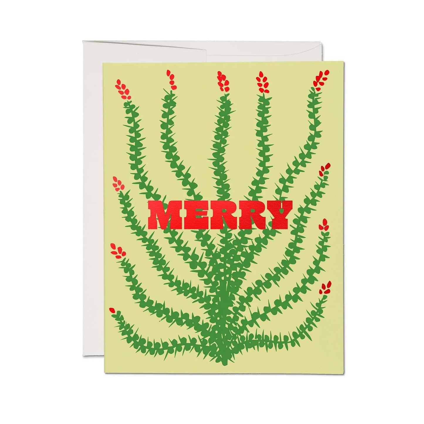 Merry Christmas Cactus Card