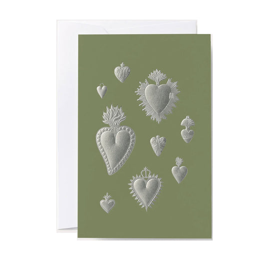 Heart Milagros Embossed Card