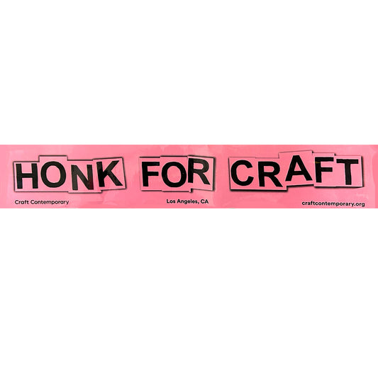 Honk For Craft - Bumper Sticker