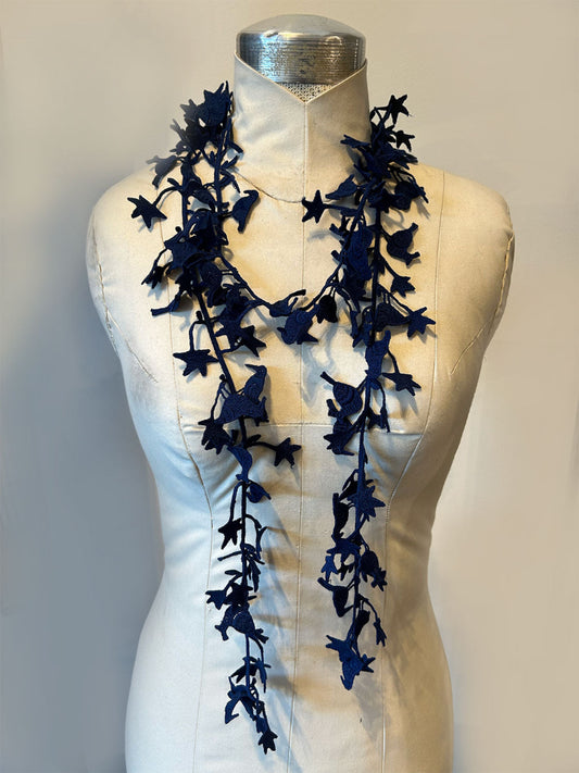 Birdies Lace Necklace by NUNO