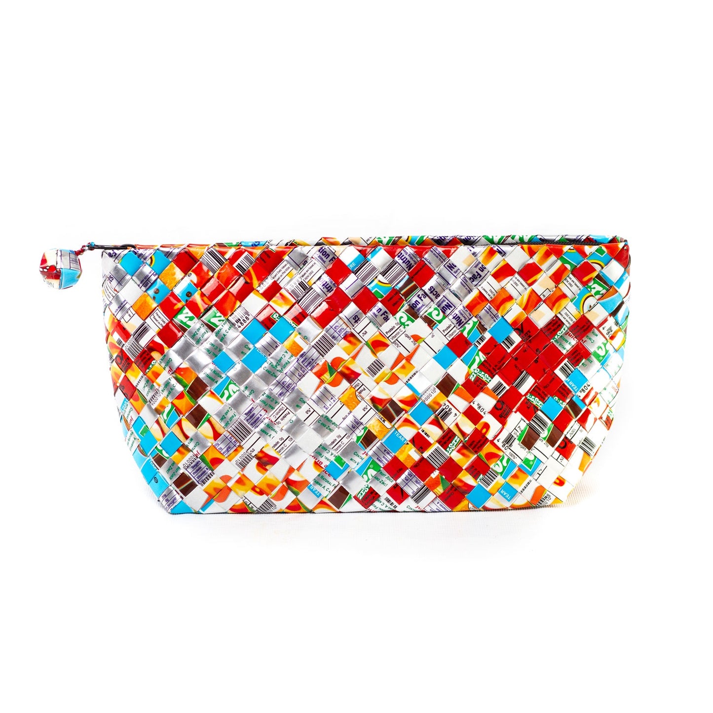 Upcycled Woven Clutch - XLarge (Assorted Colors)