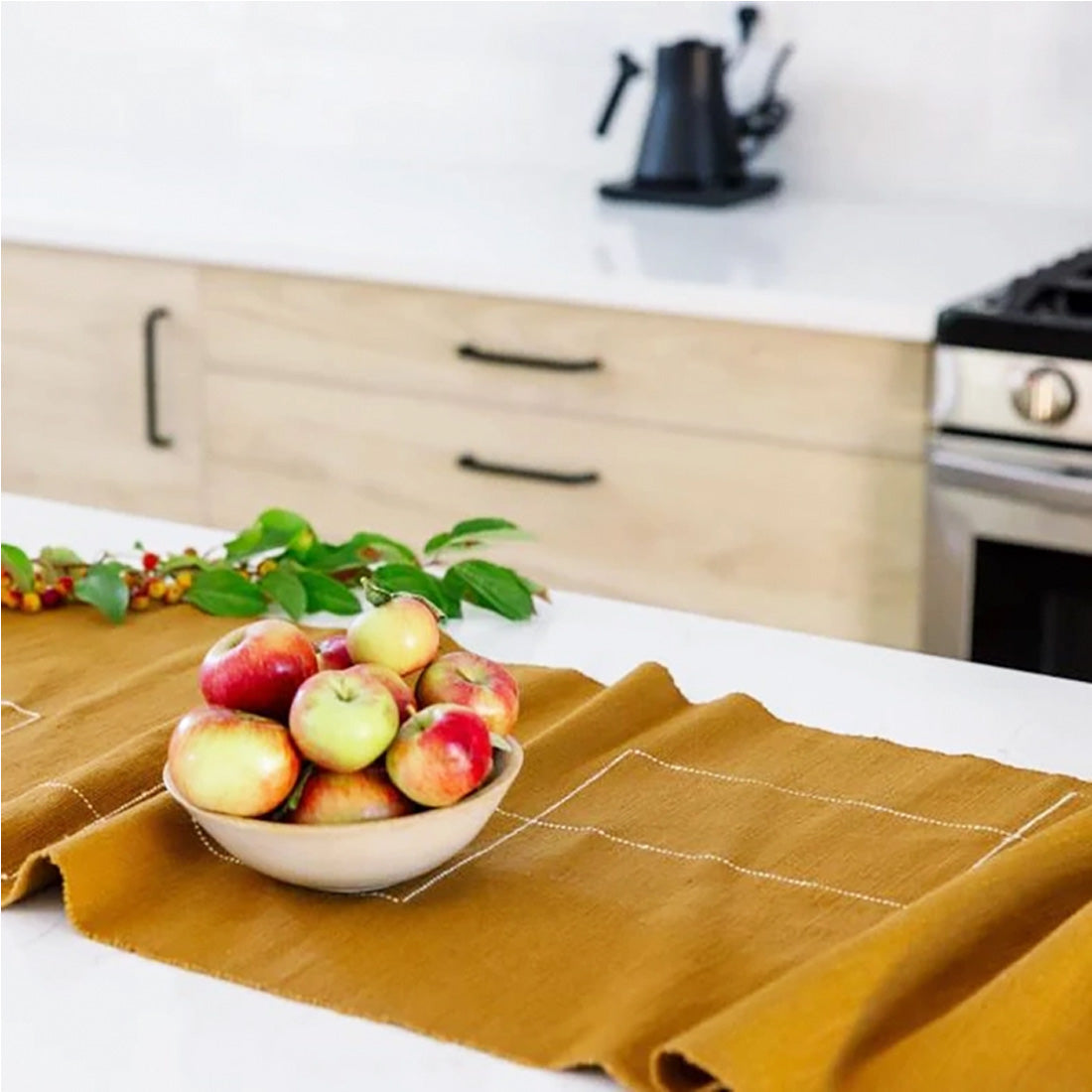 Menged Handwoven Ethiopian Cotton Table Runner