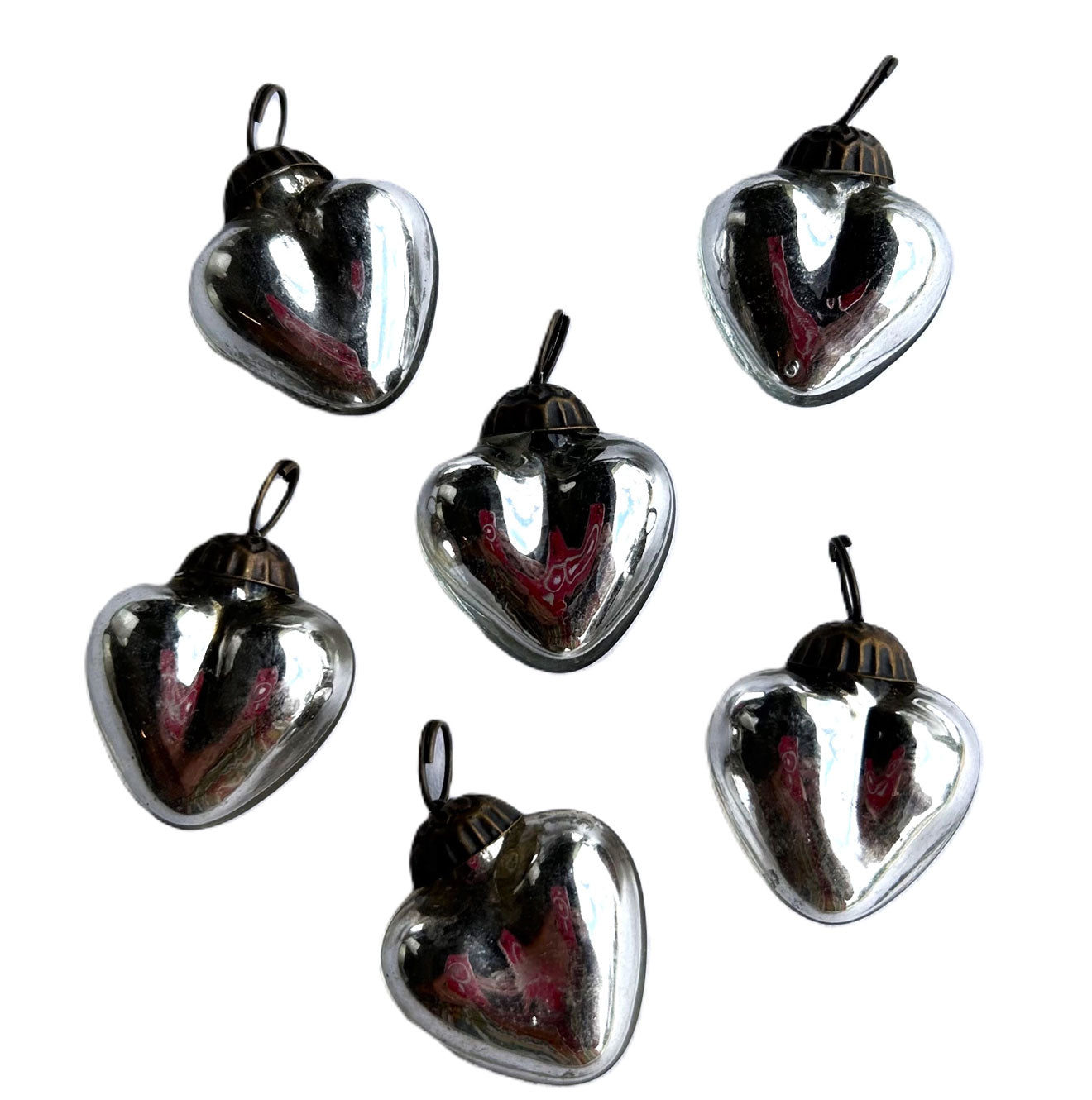 Mini Glass Hearts (assorted)