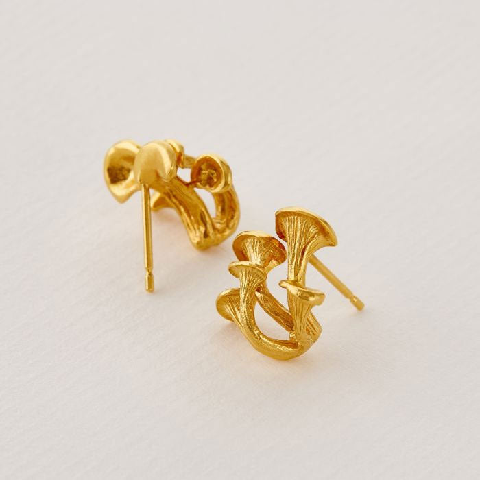 Clustered Mushroom Stud Earrings