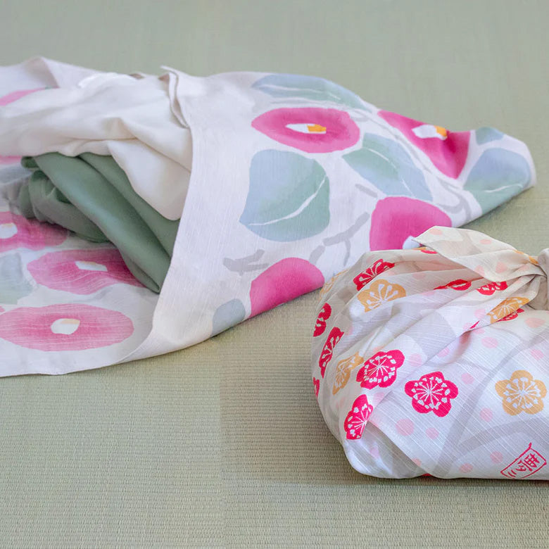 Furoshiki - Camellia Light Gray