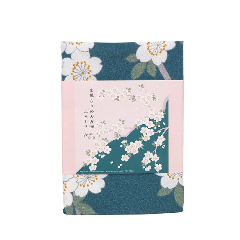 Furoshiki - Sakura Green Chirimen