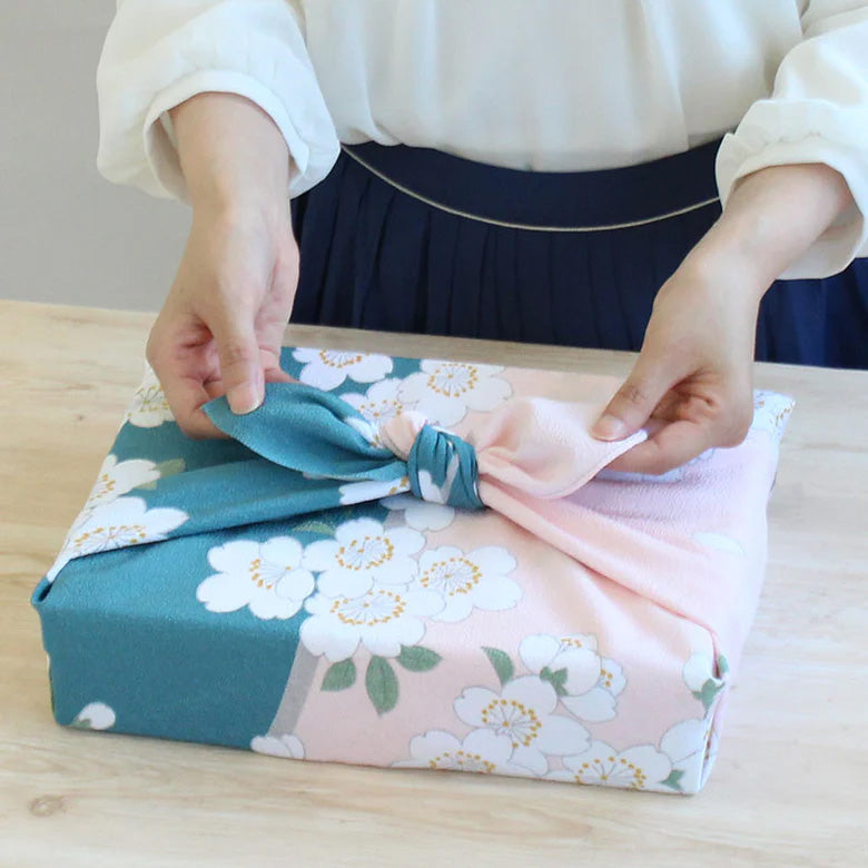 Furoshiki - Sakura Green Chirimen