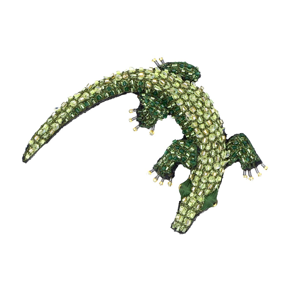 Nile Crocodile Brooch Pin