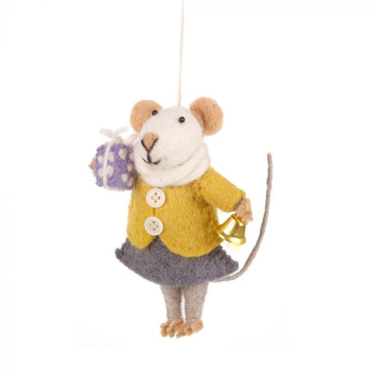 Agnes the Mouse Ornament